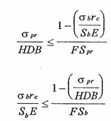 Относительно основания нагрузки HDB и Sb